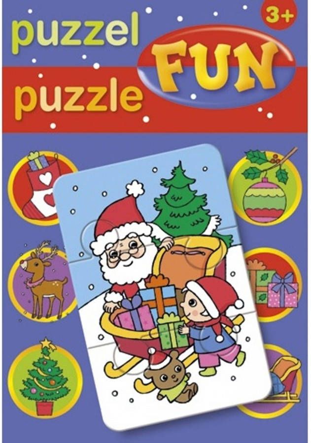 Deltas puzzel kerst 15 stukjes