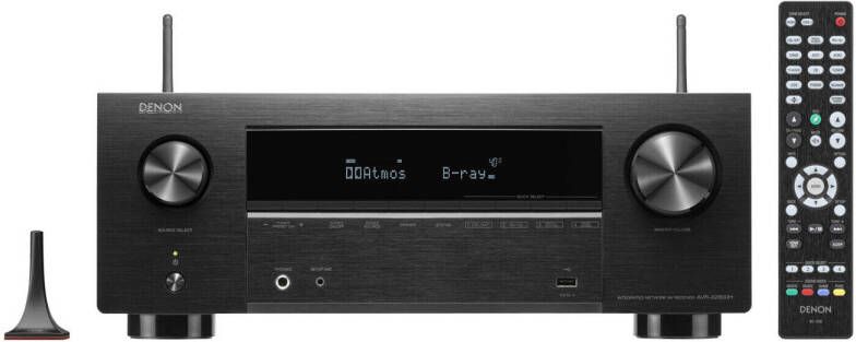 Denon AVR-X2800H AV stereo receiver zwart 7.2 kanalen Dolby Atmos