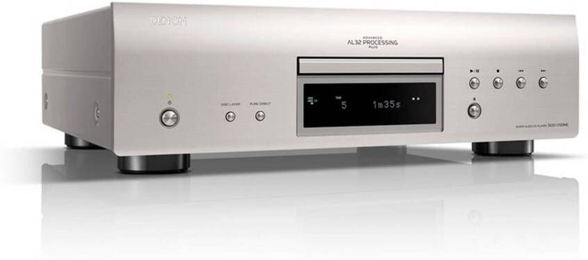 Denon DCD1700NE cd-speler zilver beeldscherm