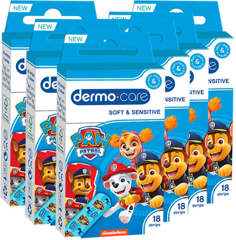 Dermo Care Paw Patrol Soft & Sensitive Pleisters 108 stuks