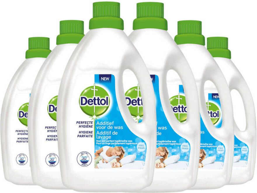 Dettol Was Toevoeging Hygiëne Fresh 1 5L x6