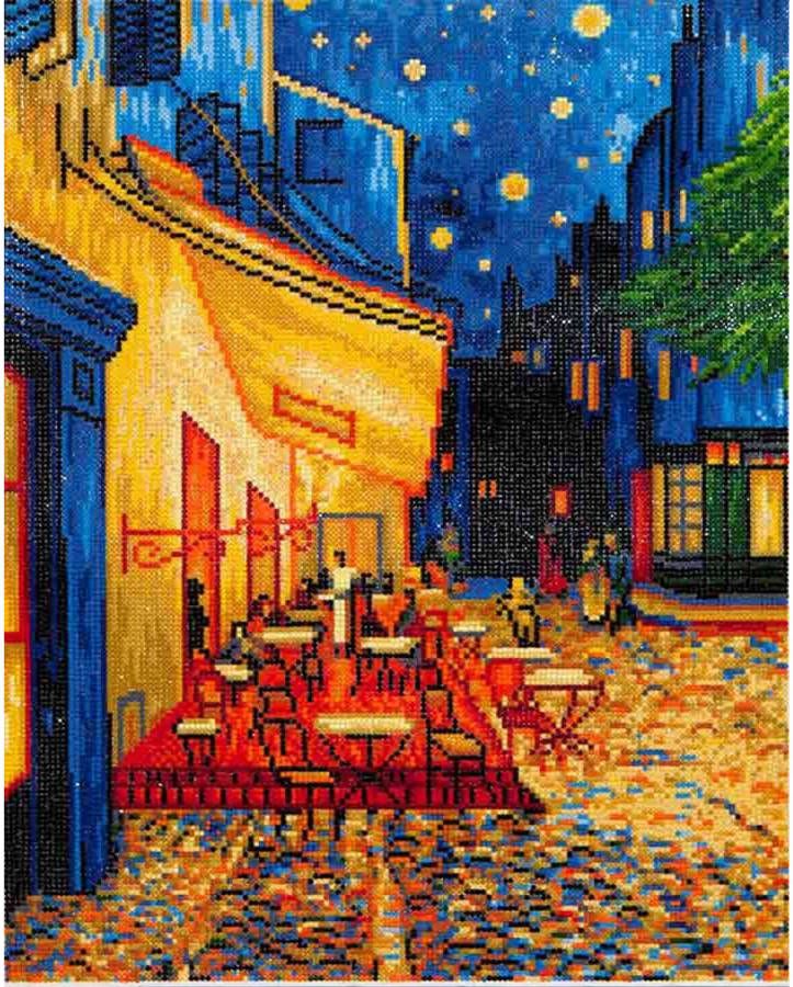 DIAMOND DOTZ Cafe at Night Van Gogh Diamond Painting (49 5x60 cm)