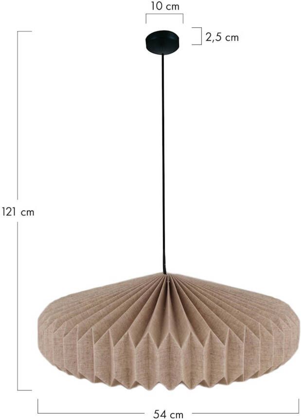 Dijk Natural Collections DKNC Hanglamp Easton 54x54x21cm Natuurlijk