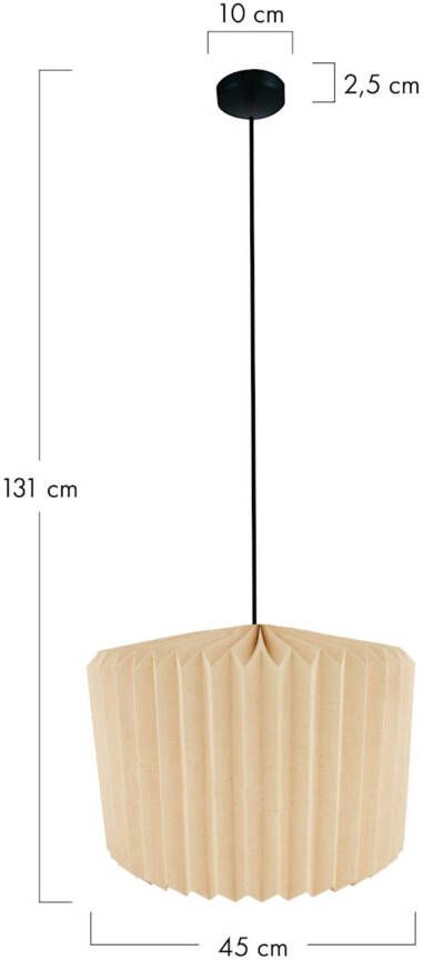 Dijk Natural Collections DKNC Hanglamp Evansville -45x45x31cm Wit