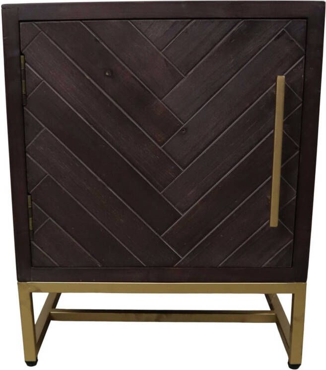 Dijk Natural Collections DKNC Kast Noah Denenhout 38x28x48cm Bruin FSC