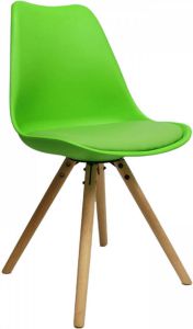 Dimehouse Harrow Eetkamerstoel Lime Groen Kuipstoel Scandinavisch Design