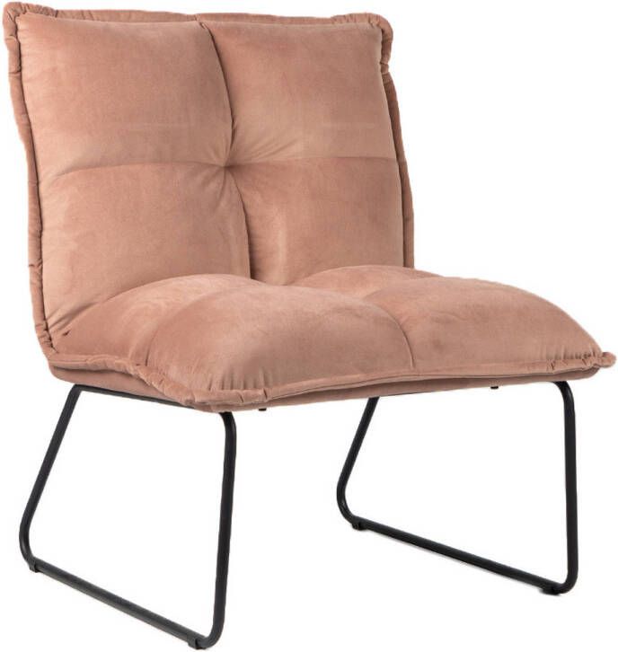 Dimehouse Velvet fauteuil Maud Roze