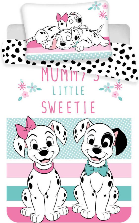 Disney 101 Dalmatiërs Little Sweetie BABY Dekbedovertrek 100 x 135 cm Katoen