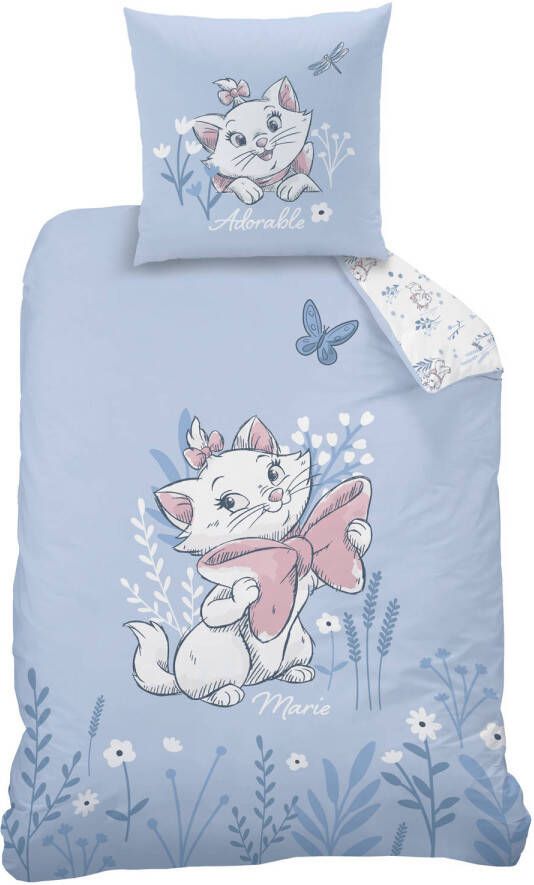 Disney Aristocats Dekbedovertrek Spring Eenpersoons -140 x 200 + 63 x 63 cm Katoen