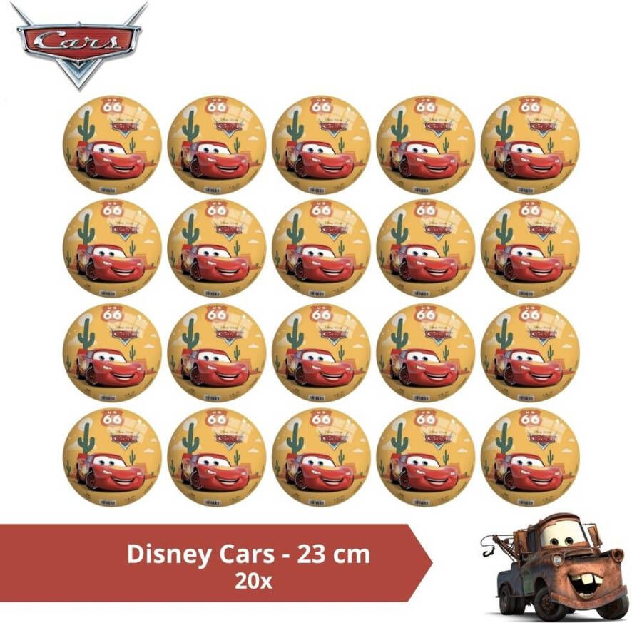 Disney Bal Voordeelverpakking Cars 23 cm 20 stuks