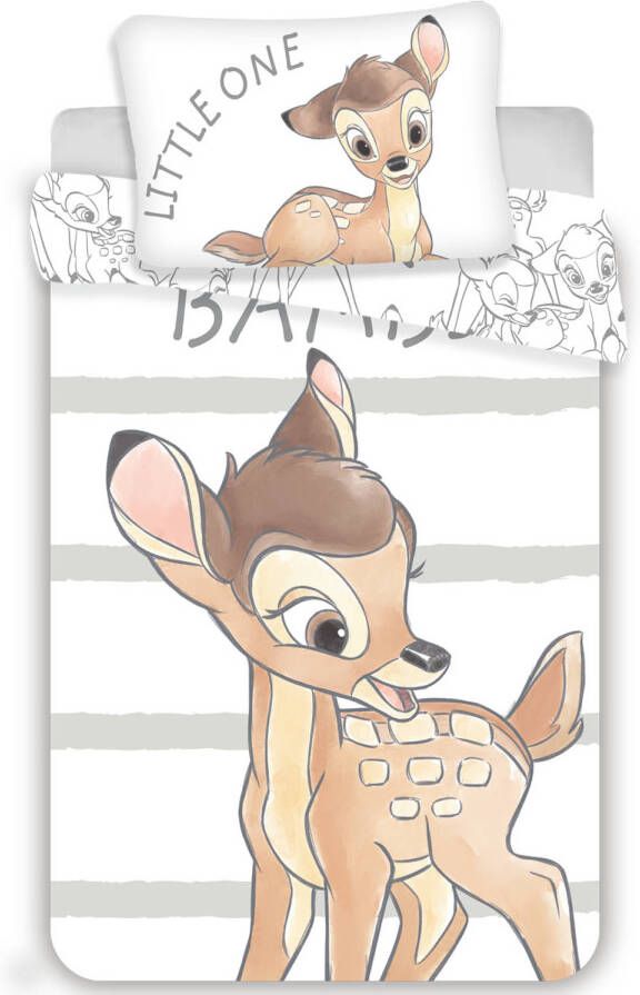 Disney Bambi Baby Dekbedovertrek Little One 100 x 135 cm + 40 x 60 cm Katoen