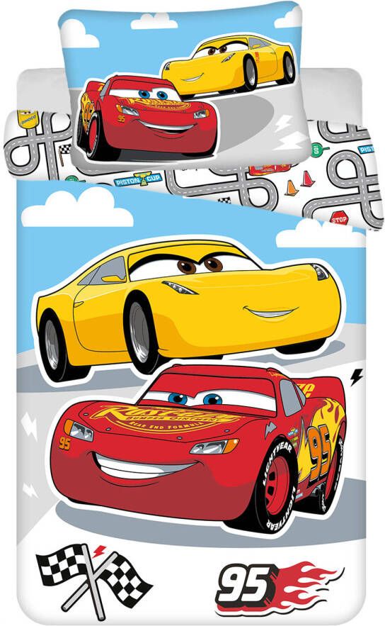 Disney Cars BABY Dekbedovertrek Road 135 x 100 cm Katoen