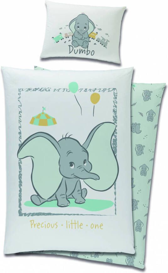 Disney dekbedovertrek Dumbo junior 100 x 135 cm katoen wit