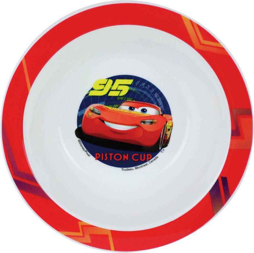 Disney Kunststof ontbijtbordje diep Cars 16 cm Kinderservies