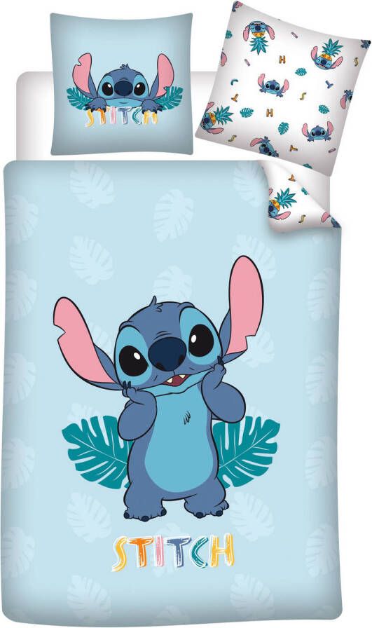 Disney Lilo & Stitch Dekbedovertrek Cute Eenpersoons 140 x 200 cm Polykatoen