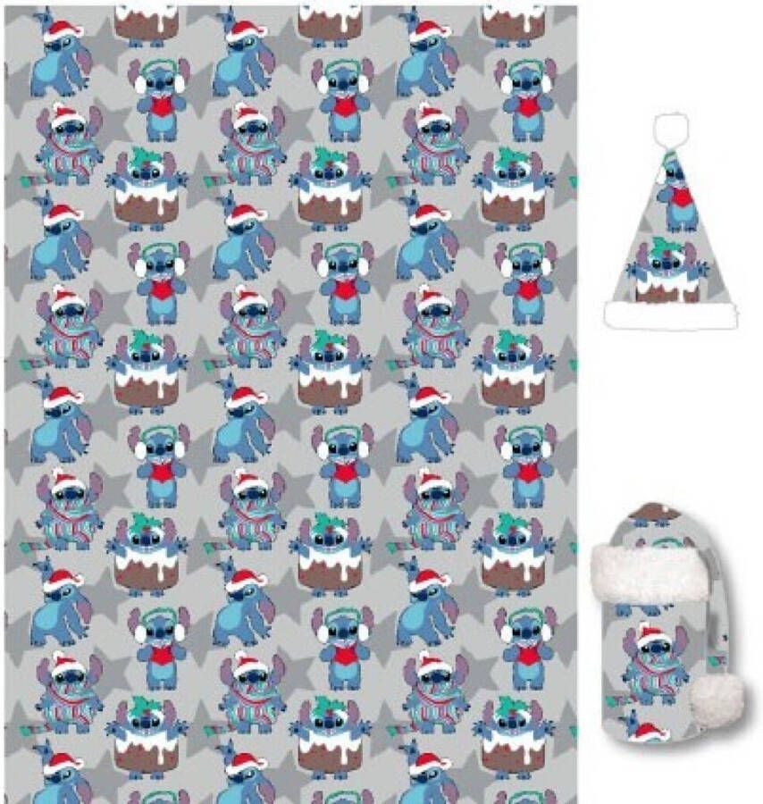 Disney Lilo & Stitch Fleeceplaid + Muts Winter 100 x 140 Polyester