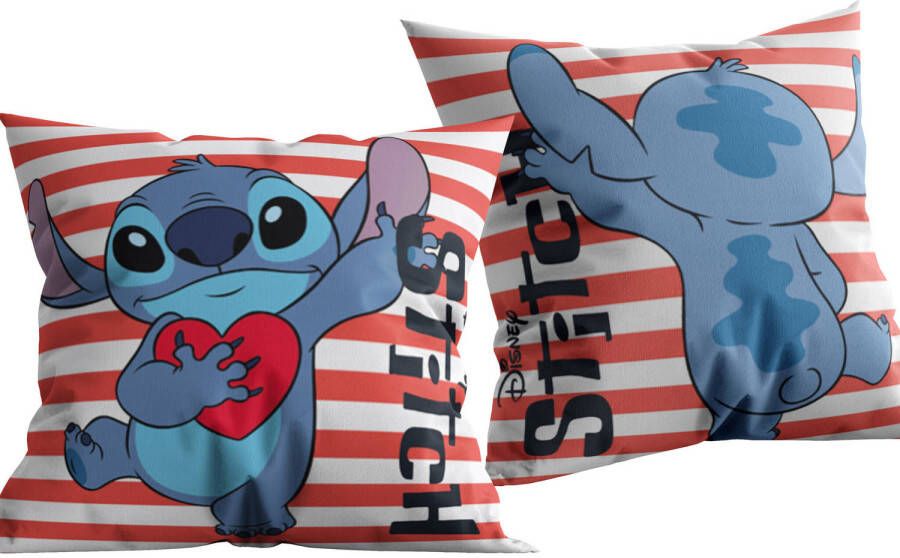 Disney Lilo & Stitch Kussen Hart 40 x 40 cm Polyester