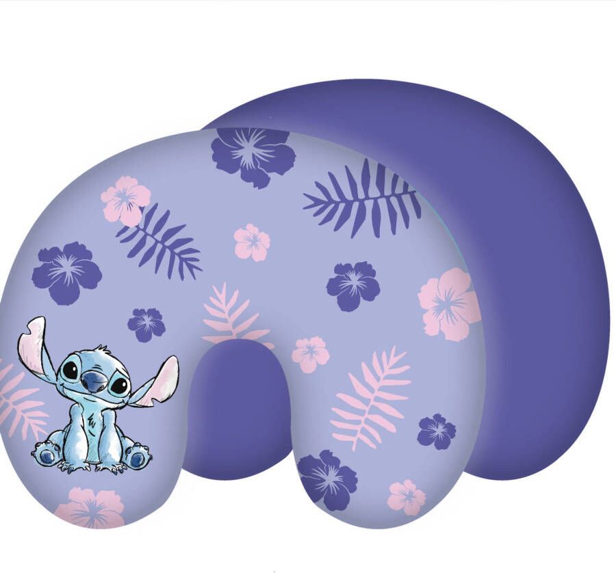 Disney Lilo & Stitch Nekkussentje Flowers ca. 28 x 33 cm Polyester