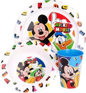 Disney Mickey Mouse 3-delig ontbijtset lunchset magnetronbestendig