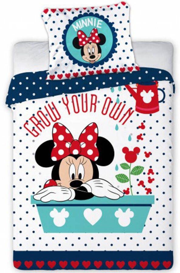 Disney Minnie Mouse BABY dekbedovertrek grow your own 100x135cm + 40x60cm 100% katoen