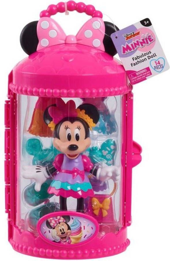 Disney Poppendoos MINNIE MOUSE 15 cm Sweet Party gelede figuur Met kleding en accessoires