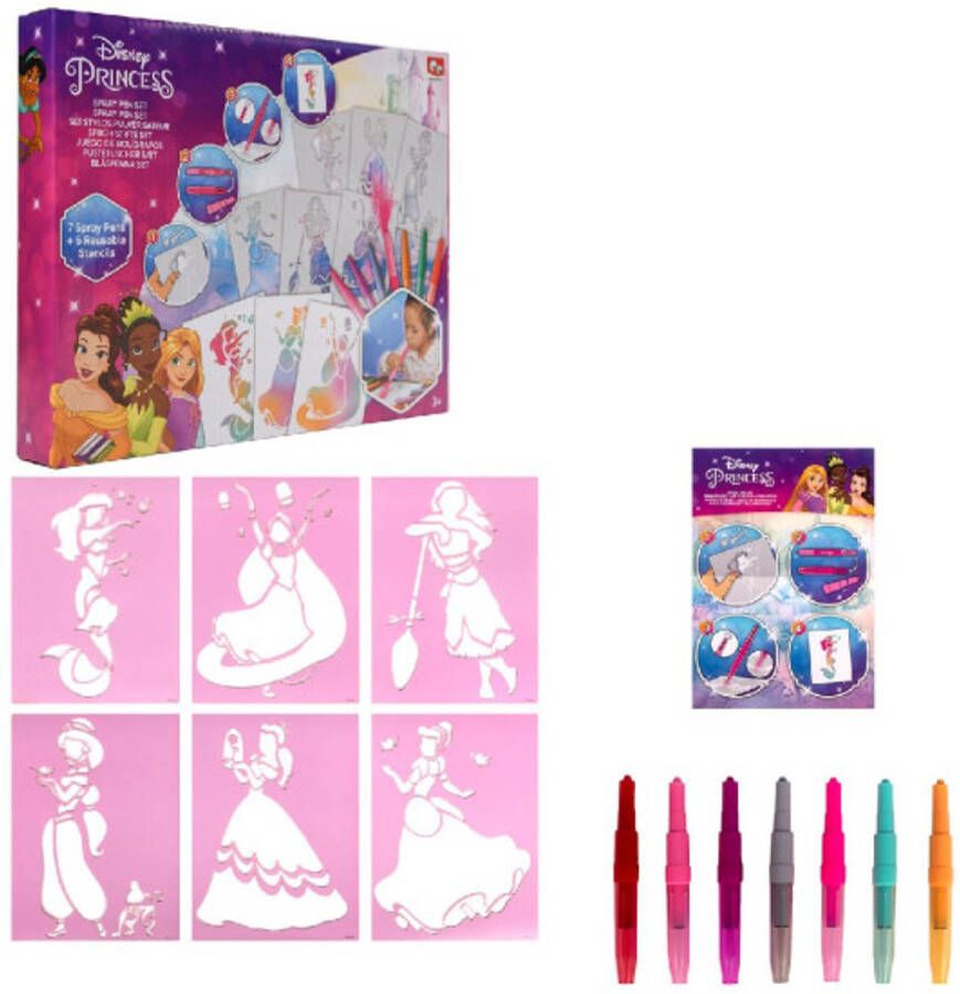 Disney Princess Spray Pennen Set Blaas pennen