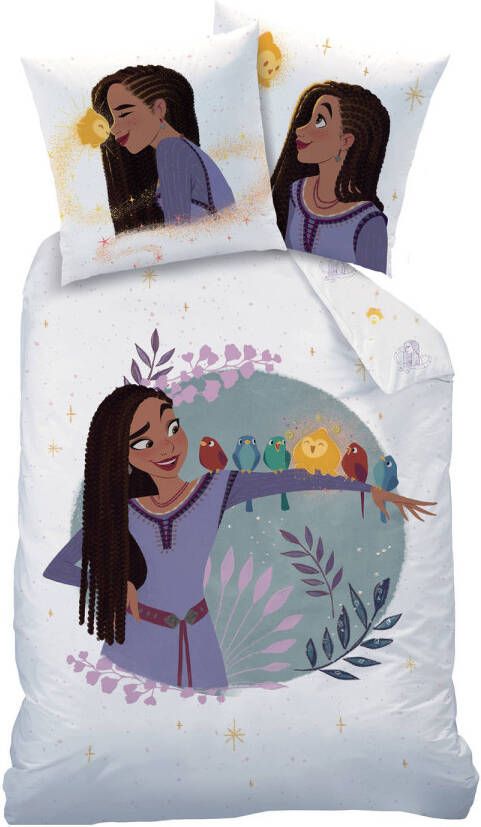 Disney Wish Dekbedovertrek Asha 140 x 200 cm + 63 x 63 cm Katoen