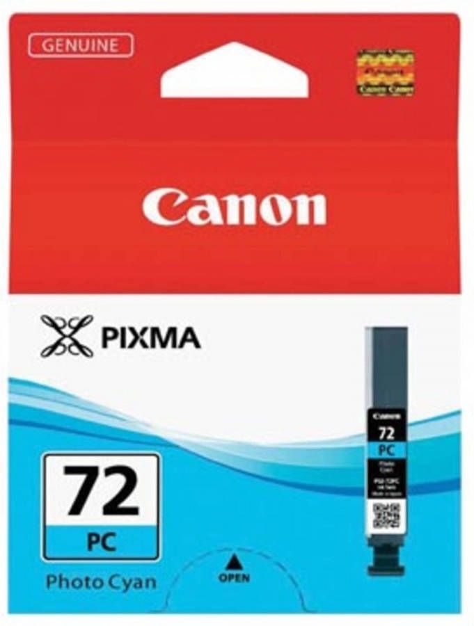 Inktweb Canon inktcartridge PGI-72PC licht cyaan 14 ml OEM: 6407B001