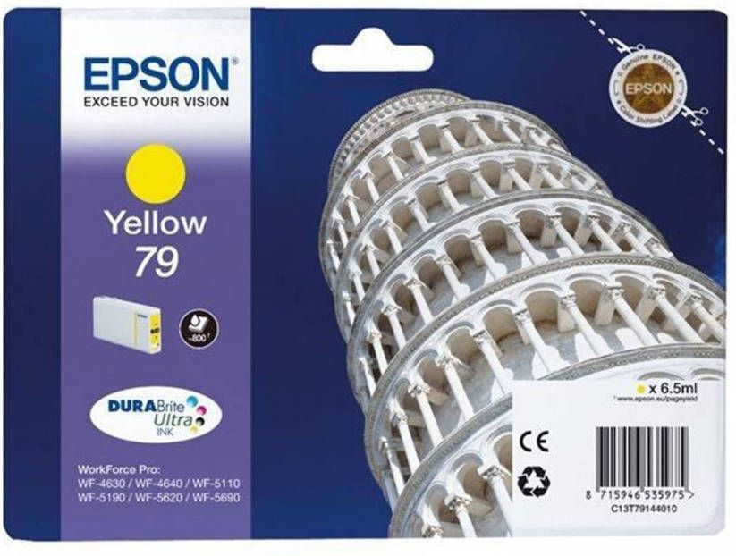 Epson -cartridge 79 geel 6 5 ml 800 pagina&apos;s