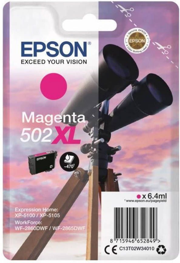 Epson Twin Cartridge Magenta XL 502