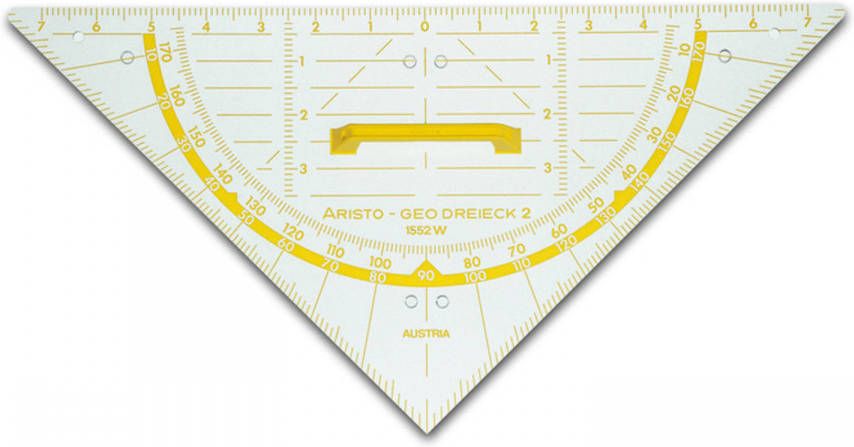 Dobeno geodriehoek Aristo 80 cm voor schoolbord