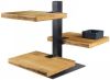 Gusta® Gusta Serveertoren zw metaal 3 bamboe planken online kopen