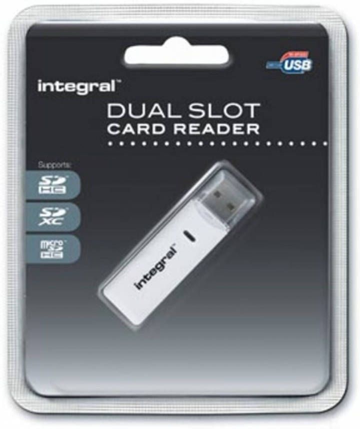 4allshop Integral USB 2.0 geheugenkaartlezer