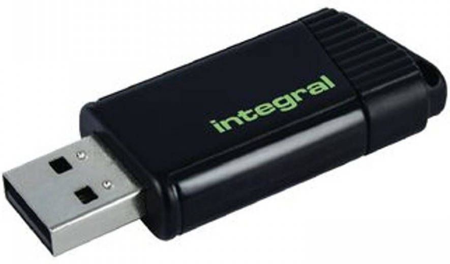 4allshop Integral USB Stick 2.0 Pulse 128GB Groen