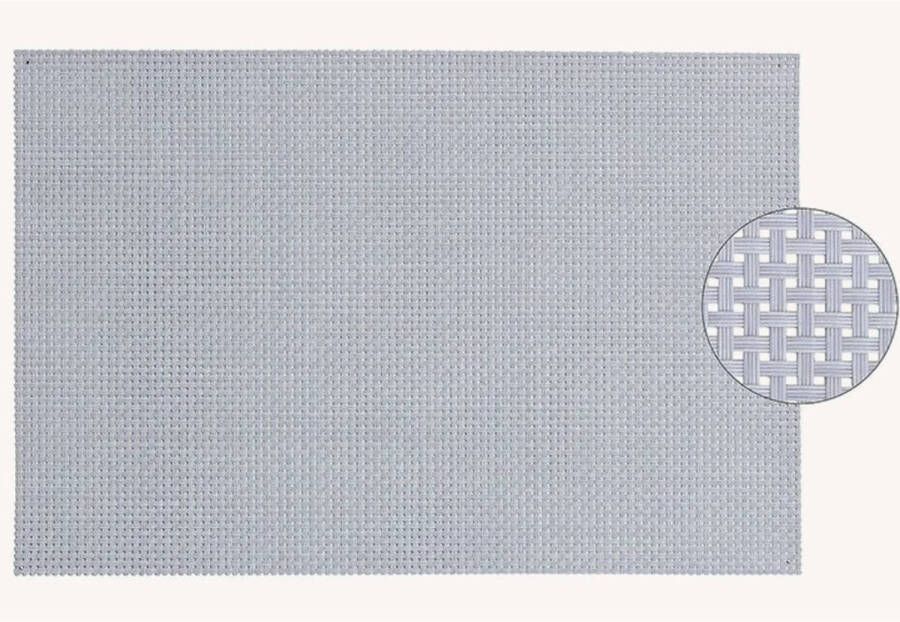 Merkloos 1x Rechthoekige placemats grijs lila paars kunststof 45 x 30 cm Placemats