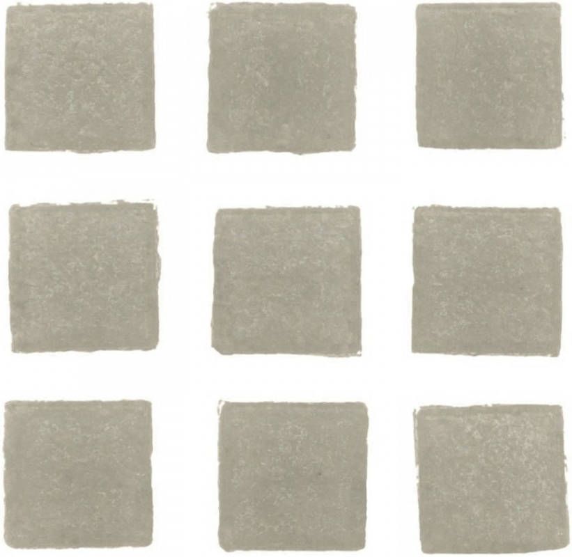 Merkloos 30x stuks vierkante mozaiek steentjes grijs 2 x 2 cm Mozaiektegel