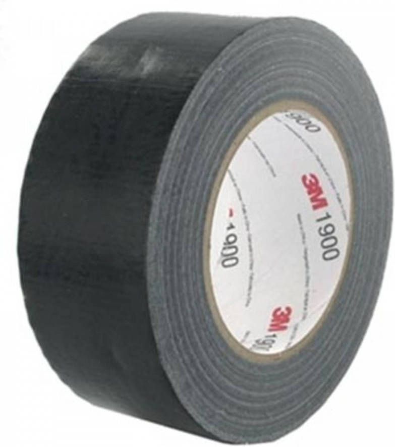 Merkloos 3M duct tape 1900 ft 50 mm x 50 m zwart