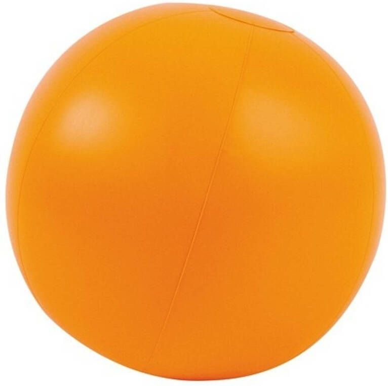 Merkloos 3x Oranje standbal Strandballen
