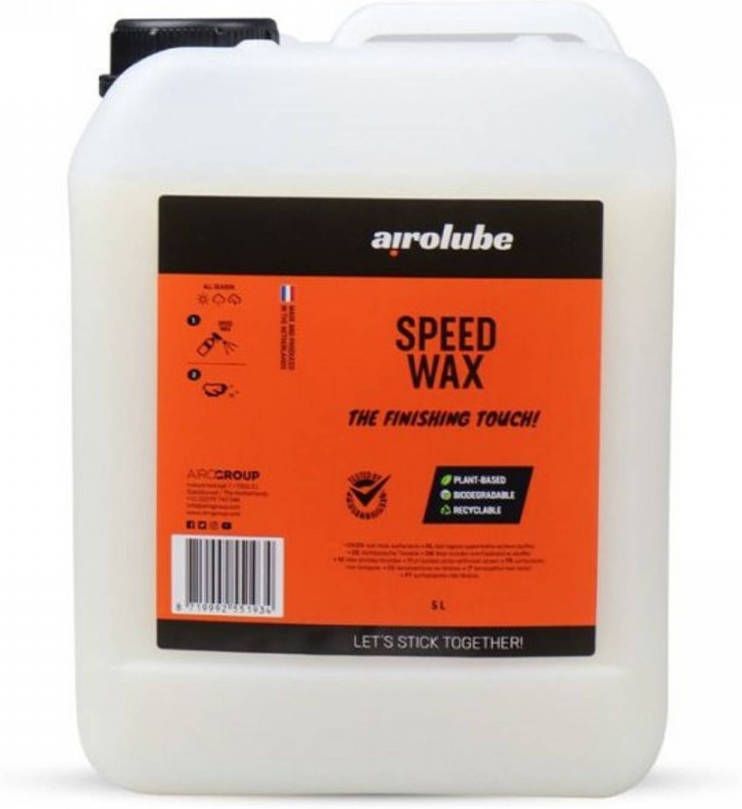 No brand Airolube speedwax jerrycan 5 liter wit