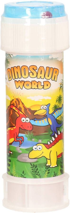 Merkloos Bellenblaas dinosaurus 50 ml voor kinderen uitdeel cadeau kinderfeestje Bellenblaas