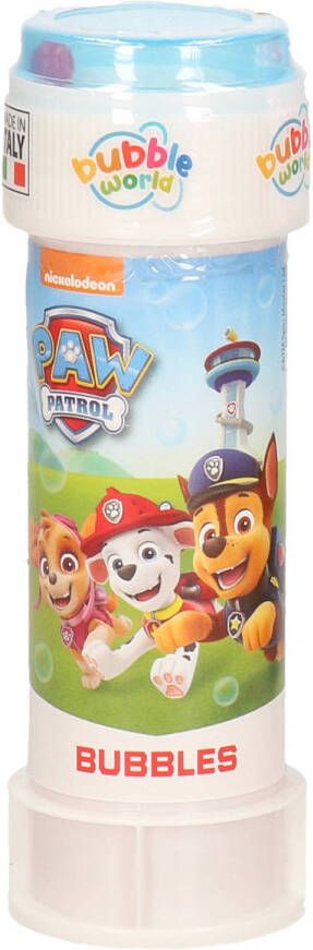 Merkloos Bellenblaas Paw Patrol 50 ml voor kinderen uitdeel cadeau kinderfeestje Bellenblaas