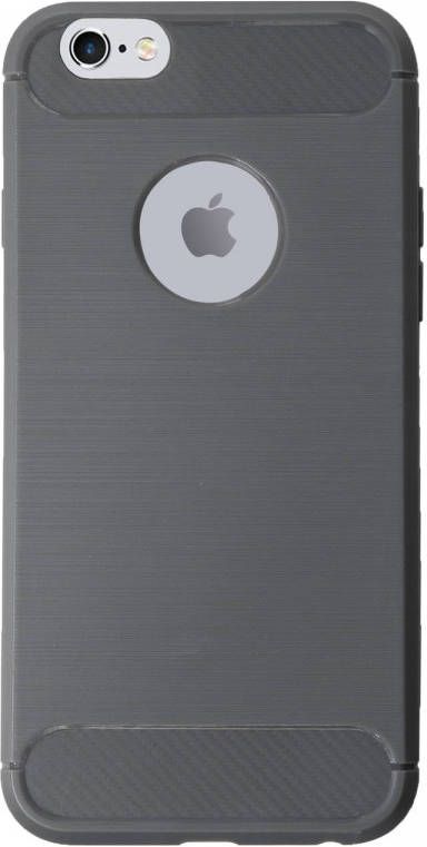 HomeLiving BMAX Carbon soft case hoesje voor iPhone 6 6s Grey Grijs