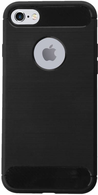 HomeLiving BMAX Carbon soft case hoesje voor iPhone 7 8 Black Zwart