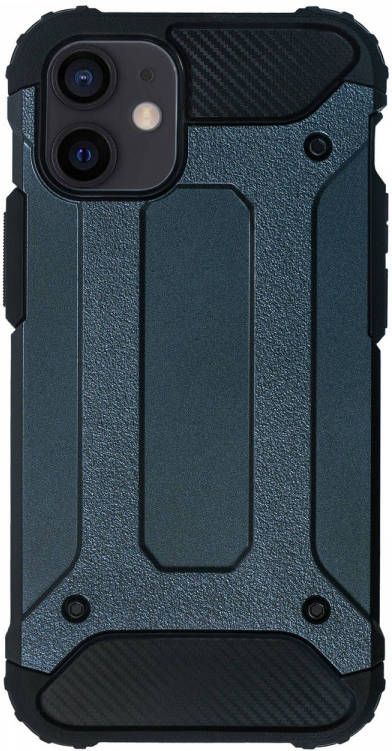 HomeLiving BMAX Classic Armor Phone Case iPhone 12 Mini Navy Blue Blauw