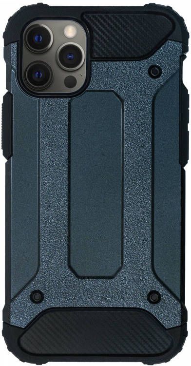 HomeLiving BMAX Classic Armor Phone Case iPhone 12 Pro Max Navy Blue Blauw