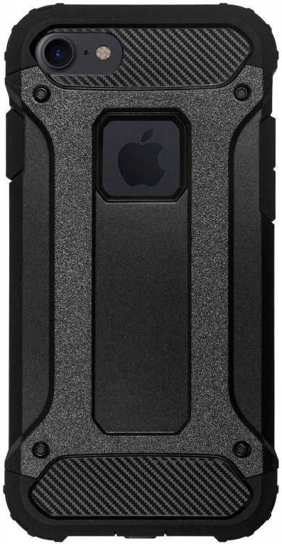 HomeLiving BMAX Classic Armor Phone Case iPhone 8 Black Zwart