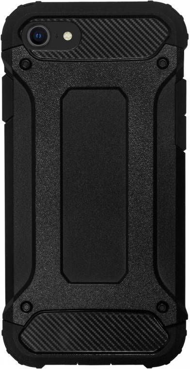 HomeLiving BMAX Classic Armor Phone Case iPhone SE 2020 Black Zwart