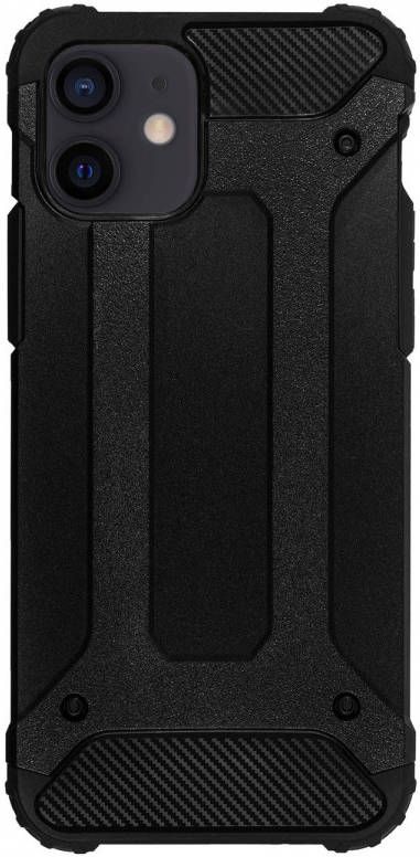 HomeLiving BMAX Classic Armor Phone Case voor Iphone 12 Black Zwart
