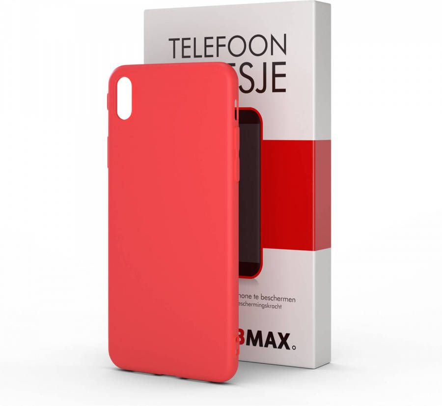HomeLiving BMAX Essential iPhone XS Max Hoesje Rood