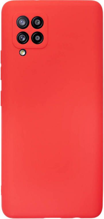 HomeLiving BMAX Essential matte case Samsung Galaxy A42 Hoesje Red Rood